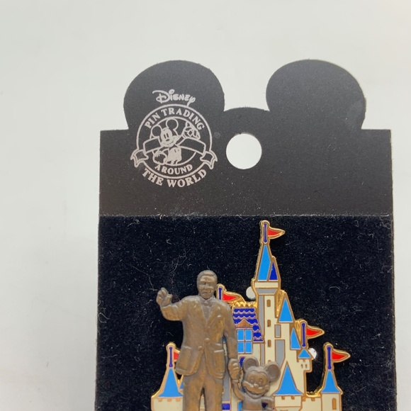 Disney Mickey Mouse & Walt Disney Cinderella's Castle Partners Collectible Pin - Picture 3 of 8